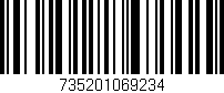 Código de barras (EAN, GTIN, SKU, ISBN): '735201069234'