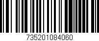 Código de barras (EAN, GTIN, SKU, ISBN): '735201084060'