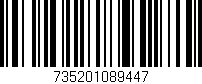 Código de barras (EAN, GTIN, SKU, ISBN): '735201089447'