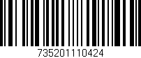 Código de barras (EAN, GTIN, SKU, ISBN): '735201110424'