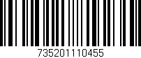 Código de barras (EAN, GTIN, SKU, ISBN): '735201110455'