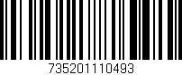 Código de barras (EAN, GTIN, SKU, ISBN): '735201110493'