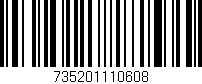Código de barras (EAN, GTIN, SKU, ISBN): '735201110608'