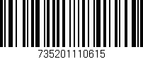 Código de barras (EAN, GTIN, SKU, ISBN): '735201110615'