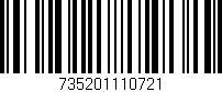 Código de barras (EAN, GTIN, SKU, ISBN): '735201110721'