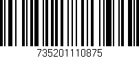 Código de barras (EAN, GTIN, SKU, ISBN): '735201110875'