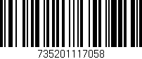 Código de barras (EAN, GTIN, SKU, ISBN): '735201117058'