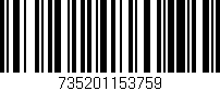 Código de barras (EAN, GTIN, SKU, ISBN): '735201153759'