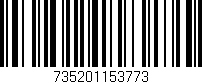 Código de barras (EAN, GTIN, SKU, ISBN): '735201153773'