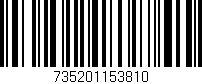 Código de barras (EAN, GTIN, SKU, ISBN): '735201153810'
