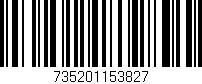 Código de barras (EAN, GTIN, SKU, ISBN): '735201153827'