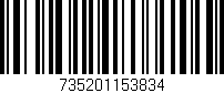 Código de barras (EAN, GTIN, SKU, ISBN): '735201153834'