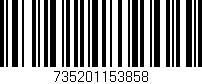 Código de barras (EAN, GTIN, SKU, ISBN): '735201153858'