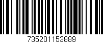 Código de barras (EAN, GTIN, SKU, ISBN): '735201153889'
