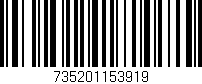 Código de barras (EAN, GTIN, SKU, ISBN): '735201153919'