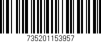 Código de barras (EAN, GTIN, SKU, ISBN): '735201153957'