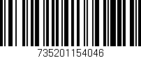 Código de barras (EAN, GTIN, SKU, ISBN): '735201154046'