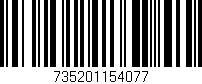 Código de barras (EAN, GTIN, SKU, ISBN): '735201154077'