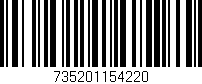 Código de barras (EAN, GTIN, SKU, ISBN): '735201154220'