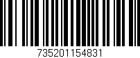 Código de barras (EAN, GTIN, SKU, ISBN): '735201154831'