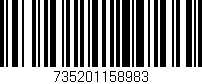 Código de barras (EAN, GTIN, SKU, ISBN): '735201158983'