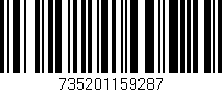 Código de barras (EAN, GTIN, SKU, ISBN): '735201159287'