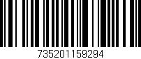Código de barras (EAN, GTIN, SKU, ISBN): '735201159294'