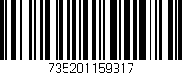 Código de barras (EAN, GTIN, SKU, ISBN): '735201159317'