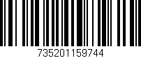 Código de barras (EAN, GTIN, SKU, ISBN): '735201159744'