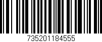 Código de barras (EAN, GTIN, SKU, ISBN): '735201184555'