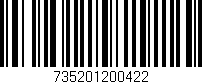 Código de barras (EAN, GTIN, SKU, ISBN): '735201200422'