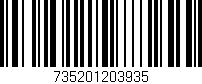 Código de barras (EAN, GTIN, SKU, ISBN): '735201203935'