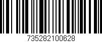 Código de barras (EAN, GTIN, SKU, ISBN): '735282100628'