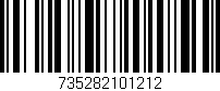 Código de barras (EAN, GTIN, SKU, ISBN): '735282101212'
