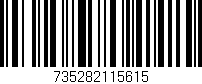 Código de barras (EAN, GTIN, SKU, ISBN): '735282115615'