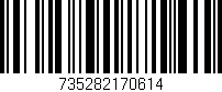 Código de barras (EAN, GTIN, SKU, ISBN): '735282170614'