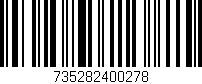 Código de barras (EAN, GTIN, SKU, ISBN): '735282400278'