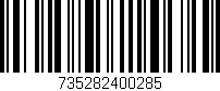 Código de barras (EAN, GTIN, SKU, ISBN): '735282400285'