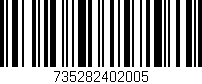 Código de barras (EAN, GTIN, SKU, ISBN): '735282402005'
