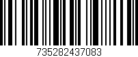 Código de barras (EAN, GTIN, SKU, ISBN): '735282437083'