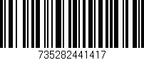 Código de barras (EAN, GTIN, SKU, ISBN): '735282441417'