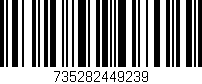 Código de barras (EAN, GTIN, SKU, ISBN): '735282449239'