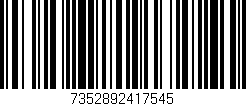 Código de barras (EAN, GTIN, SKU, ISBN): '7352892417545'