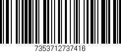 Código de barras (EAN, GTIN, SKU, ISBN): '7353712737416'
