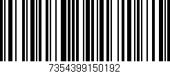Código de barras (EAN, GTIN, SKU, ISBN): '7354399150192'