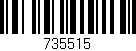 Código de barras (EAN, GTIN, SKU, ISBN): '735515'