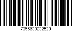 Código de barras (EAN, GTIN, SKU, ISBN): '7355630232523'