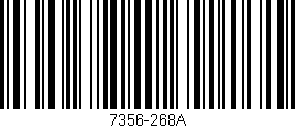 Código de barras (EAN, GTIN, SKU, ISBN): '7356-268A'