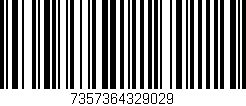 Código de barras (EAN, GTIN, SKU, ISBN): '7357364329029'
