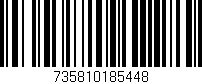 Código de barras (EAN, GTIN, SKU, ISBN): '735810185448'